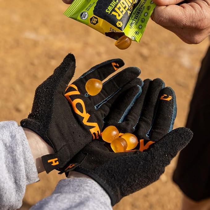 Honey Stinger Stingerita Lime Caffeinated Energy Chew, Gluten Free, with Caffeine, for Exercise, Running and Performance, Sports Nutrition for Home & Gym, Pre and Mid Workout, 12 Pack