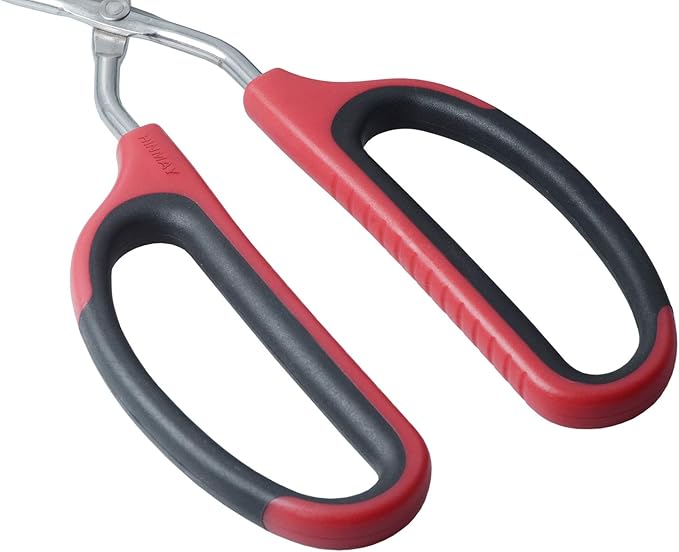 Extra Long Scissor Tongs 16-Inch Stainless Steel Barbecue Grilling Tongs