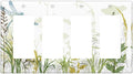 Wild Flower Dragonfly 4 Gang Rocker Light Switch Cover Plates Decorative Electric Outlet Covers Decorator Wall Switch Plate Receptacle Plug Covers 8 * 4.5 Inches