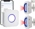 WiFi Smart Bed Sensor Alarm and Fall Prevention for Elderly/Adults/Seniors, Dementia,Wireless Caregiver Motion Sensor Alarm with App (only Supports 2.4GHz WiFi)
