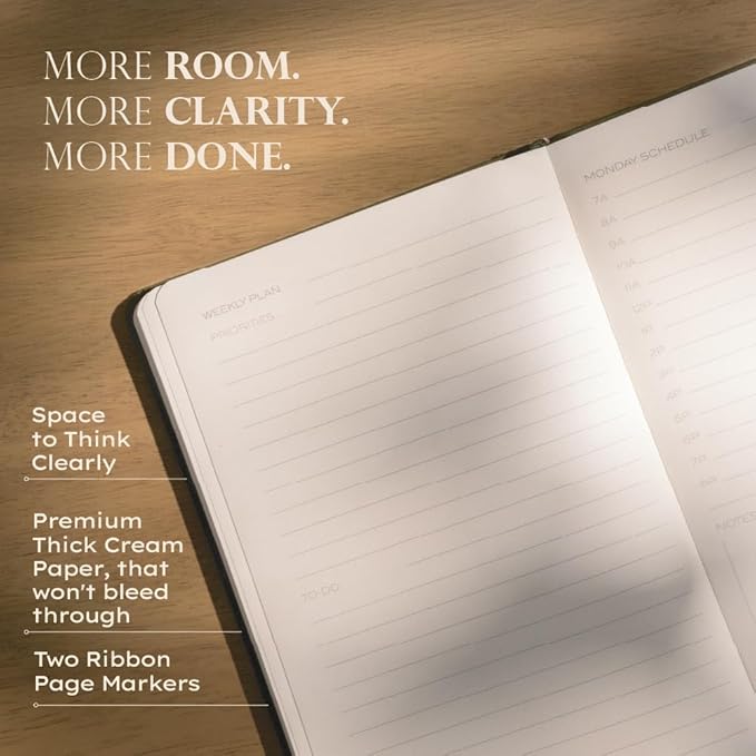 Anecdote 2026-2027 Planner: A Monthly, Weekly & Daily Planner with Calendar | 8.5" x 5.2" | Hardcover To-Do List Organizer, Planning Your Success, Start Anytime, Achieve Productivity Goals (Evergreen)
