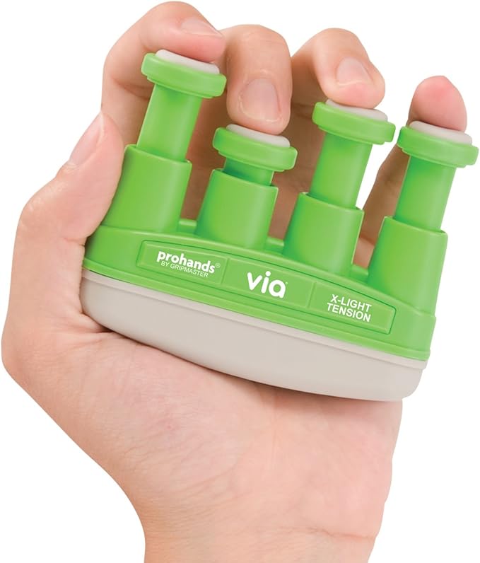 Prohands VIA Hand Exerciser, Finger Exerciser (Hand Grip Strengthener), Spring-Loaded, Finger-Piston System, Isolate and Exercise Each Finger