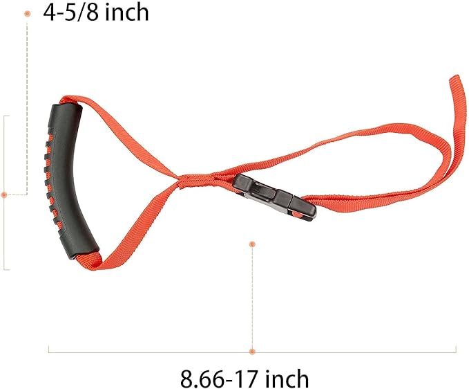 Bentolin Hand Handle Adjustable Standing Safety Handle Suitable for Elderly and Assistance- Disability Help (Red)