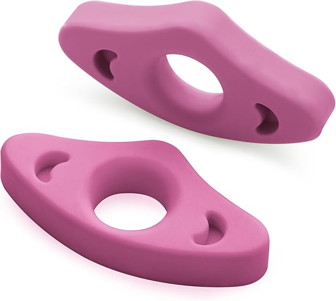 Book Page Holder, 2 Pack Breathable Silicone Thumb Page Holder for Reading, Ideal Book Reader Gifts and Reading Accessories (Small Size, Purple)