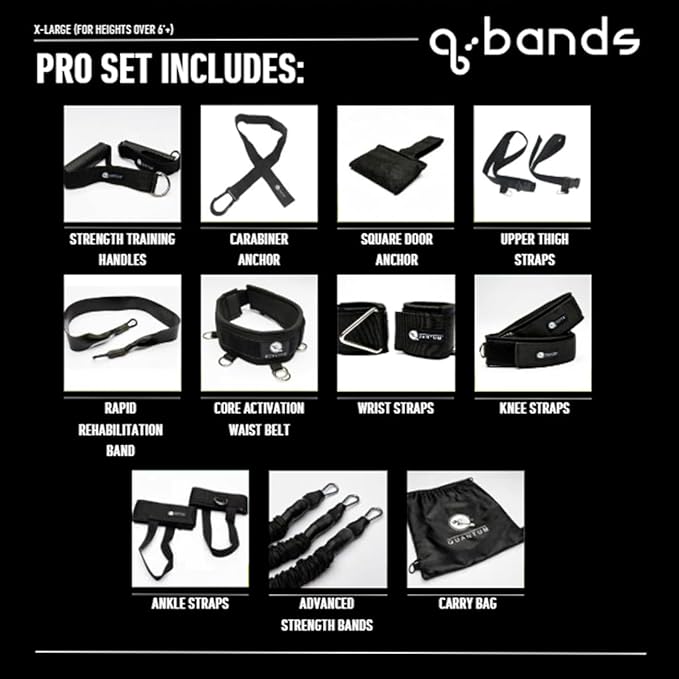 Durable Exercise Bands for Strength Training, Mobility & Stretching - Versatile Safety Sleeved Training Bands for Home, Gym or Outdoor Workouts