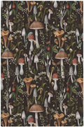 Funky Retro Vintage 70s 60s Boho Hippie Mushroom 1 Gang No Device Light Switch Cover Decorative Single Blank Wall Plate Covers Bohemian Floral Electrical Switchplate Faceplate for Bathroom