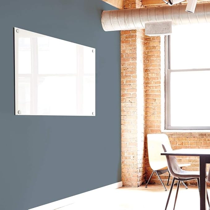 Quartet Dry Erase Board, Magnetic Whiteboard 4' x 3', Glass Board for Wall, Infinity, Brilliance White (G24836W)