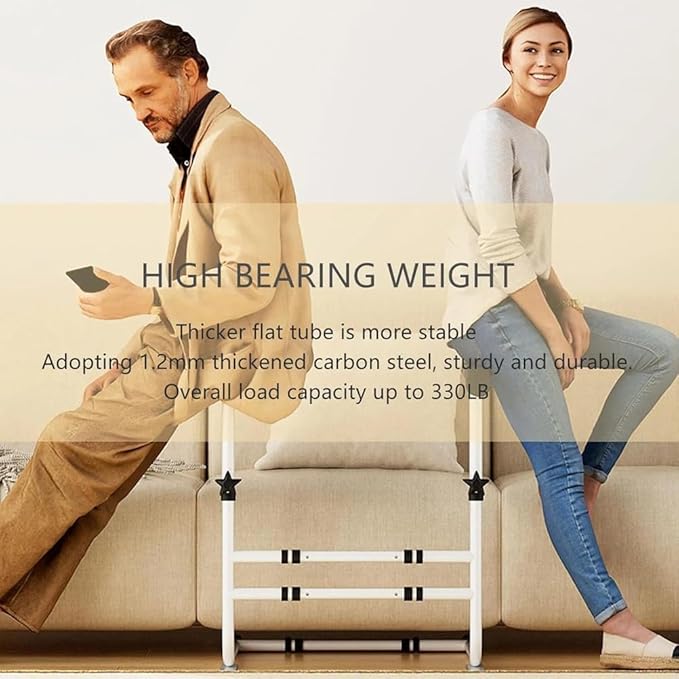Couch Stand Assist Rail Mobility, Height & Width Adjustable Chair Lift Assist Devices for Seniors, Mobility Standing Aid for Disabled, Patients, Seniors