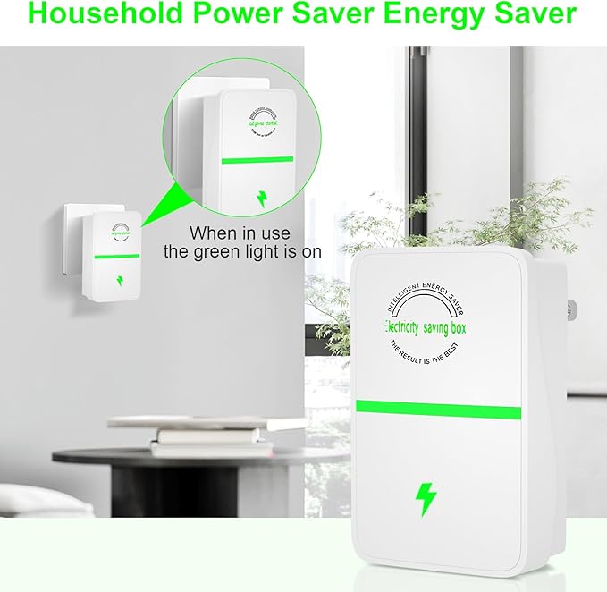 Power Saver Pro, 2025 New Power Saver Pro X, 6Pack Electricity Saving Box, Intelligent Stop Energy Watt Saving Device Reduces Energy Costs, Stabilize Voltage, US Plug, 90V-250V, 30kW