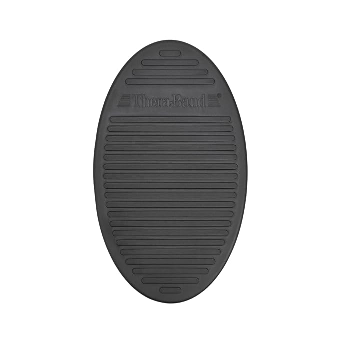 THERABAND Stability Trainer Pad, Advanced Level, Extra Soft, Black Foam Balance Pad for Physical Therapy, Exercise Pad for Core Strength, Lightweight Non-Slip Balance Trainer, Portable Foam Pad for Home or Clinic Use