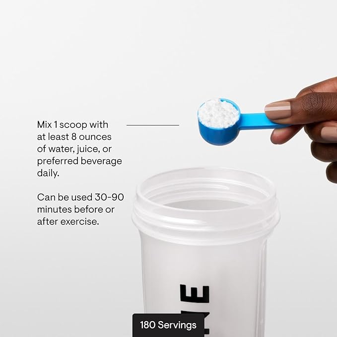 THORNE Creatine - Micronized Creatine Monohydrate Powder - Support for Muscles & Cognitive Function* - for Women & Men - Unflavored - NSF Certified for Sport - 5 g per Serving - 180 Servings