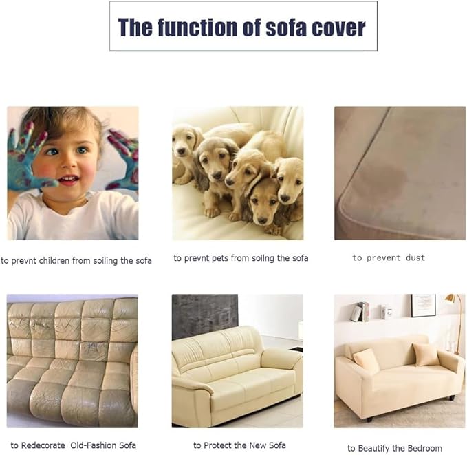 Soft Sofa Armrest Covers - Skin-Friendly Stretch Polyester, Comfortable Scratch Resistant for Square/Curved/Reclining Armrests, One Pair, Dark Brown