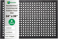 Envelor 4-Pack Anti Fatigue Rubber Mat Non-Slip Restaurant for Floors Bar Drainage Mat Doormat Door Mat Utility Garage Home Anti Slip Entry Mat 24 x 36 Inches