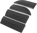 VALICLUD Home Threshold Ramp Set for Robot Vacuum Cleaner, Rubber Slope Ramp with Triangular Edge for Indoor Doorway, Small Step Climbing Mat for Household Entry and Mobility Aid
