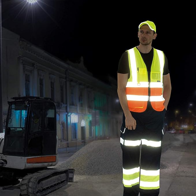 A-SAFETY 6XL 7XL 8XL Big and tall red safety vest 6xl 7xl 8xl
