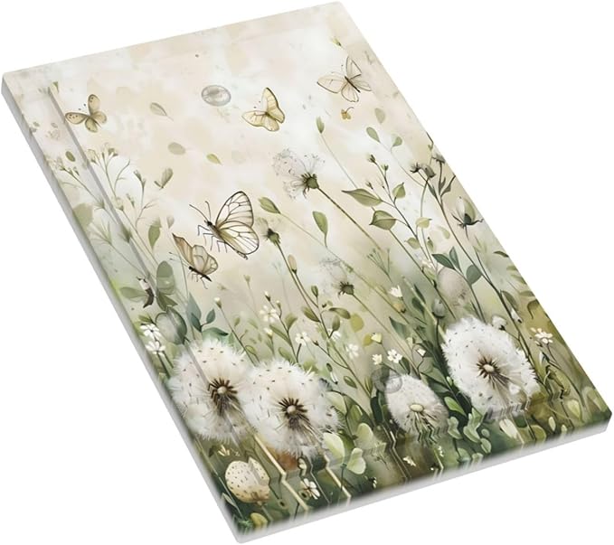 Dandelions Butterflies Watercolor Wildflowers Floral Light Switch Cover Plate 1 Gang No Device Blank Electrical Wall Plates Faceplate Decorative Switch Plate Covers for Bedroom Living Room Decor