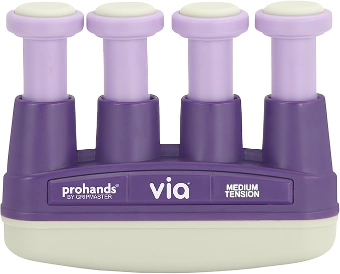 Prohands VIA Hand Exerciser, Finger Exerciser (Hand Grip Strengthener), Spring-Loaded, Finger-Piston System, Isolate and Exercise Each Finger