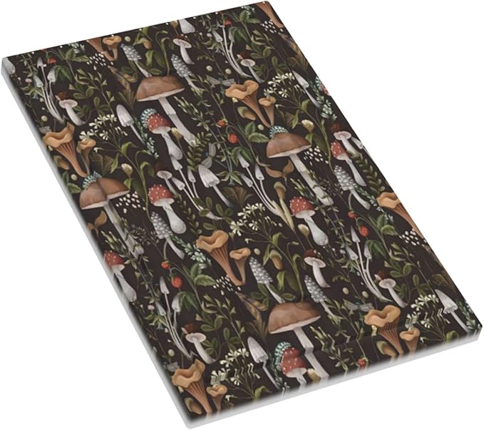 Funky Retro Vintage 70s 60s Boho Hippie Mushroom 1 Gang No Device Light Switch Cover Decorative Single Blank Wall Plate Covers Bohemian Floral Electrical Switchplate Faceplate for Bathroom