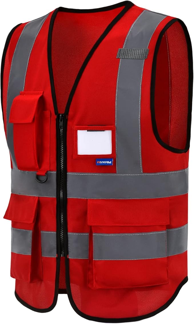 Red safety vest small