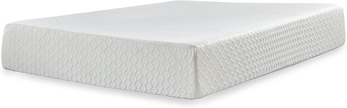 Signature Design by Ashley Chime Memory Foam 12" King Mattress with Thick Memory and Support Foam for Pressure Relief, Fiberglass Free, Mattress In A Box