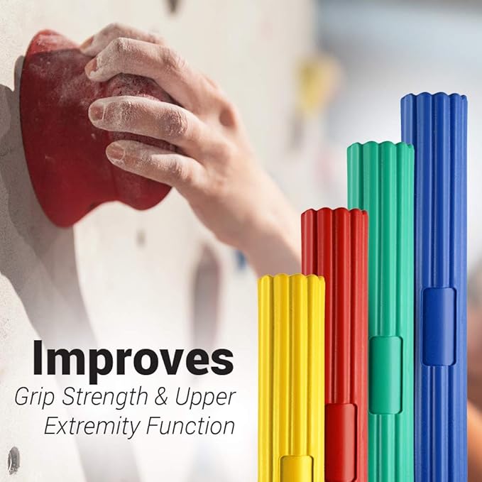 Logest Twist Hand Exerciser Bars for Physical Therapy - Relieves Tendonitis Pain & Improve Grip Strength - Tennis Elbow, Golfer's Elbow, Tendonitis, Wrist, Forearms Pain Relief Hand Therapy Bar