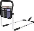 Bed Rails for Elderly Adults Safety - Adjustable Bed Assist Rail for Seniors - Stable Beds Side Rails with Storage Bag & Fixing Strap, Fit King Queen Full Twin