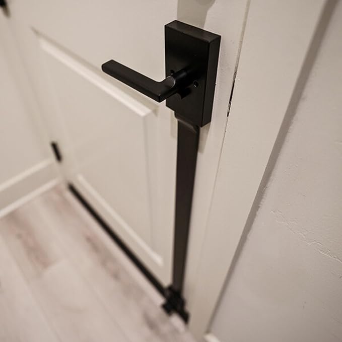 1Step Foot-Operated Door Opener for Latched Doors, Hands-Free, Convenient, Elegant Design, Lockable Door Handle - 1-Sided (Bathrooms and Offices)