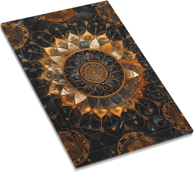 Cool Colorful Mandal Flowers Boho Floral Light Switch Cover Plate 1 Gang No Device Blank Electrical Wall Plates Faceplate Decorative Switch Plate for Bed Room Living Room Decor