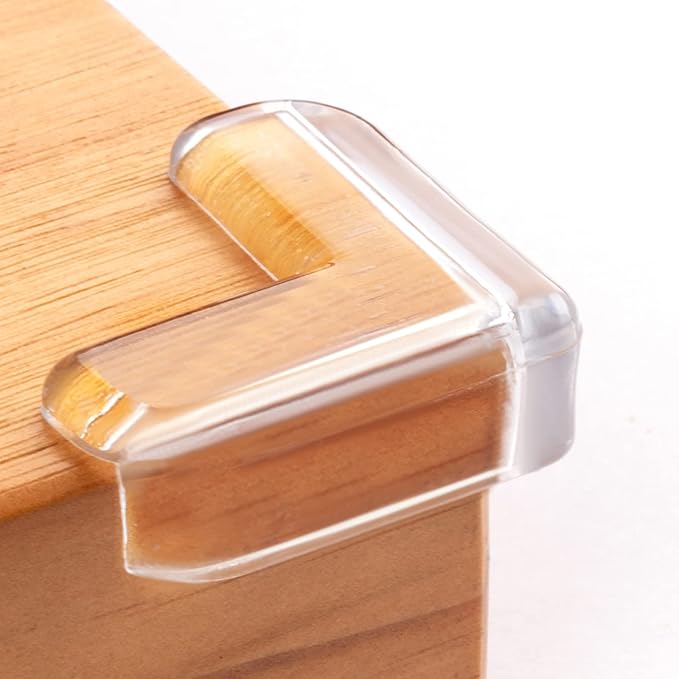 16 Pack Corner Guards, Corner Protector for Baby, Clear Edge Bumpers, Baby proofing cabinets, Baby Proof Bumper & Cushion to Cover Sharp Furniture & Table Edges, Clear and Transparent Table Corners