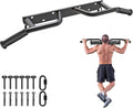 SELEWARE Heavy Duty Welded Pull Up Bar, Versatile Doorway Wall Mount, Joist Mounted, and Ceiling Mounted Chin Up Bars, Thick Metal Sturdy Construction for Full Body Workouts Support 500 lbs