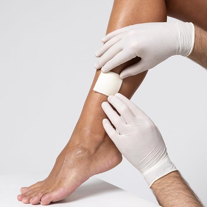 MEDSTOCK Alginate Dressing, 2"x2" (Pack of 10), Highly Absorbent Non-Woven Wound Care, Gel Formation for Optimal Healing Environment, Made with 100% Calcium Alginate Fibres