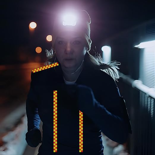 Reflective Tape 2 inch X 166 feet, Outdoor Waterproof Hazard Conspicuity Safety Warning Industrial Marking Tape