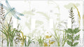 Wild Flower Dragonfly 4 Gang Toggle Light Switch Cover Plates Decorative Electric Outlet Covers Decorator Wall Switch Plate Receptacle Plug Covers 8 * 4.5 Inches