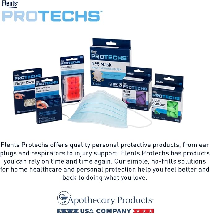 Flents First Aid Finger Covers, 12 Count, Small, Medium, Large, X-Large, Protects Finger While Healing From Injury (3 Pairs Each of S/M/L/XL) (69626)