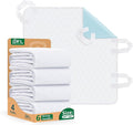 Incontinence Bed Pads Whasbable: 4 Pcs Waterproof Bed Pads for Elderly with 6 Handles, Reusable Bed Underpads, Positioning Bed Pads for Incontinence Adult, Bedwet,Kids,Bedridden,Hospitals, 34x36 Inch