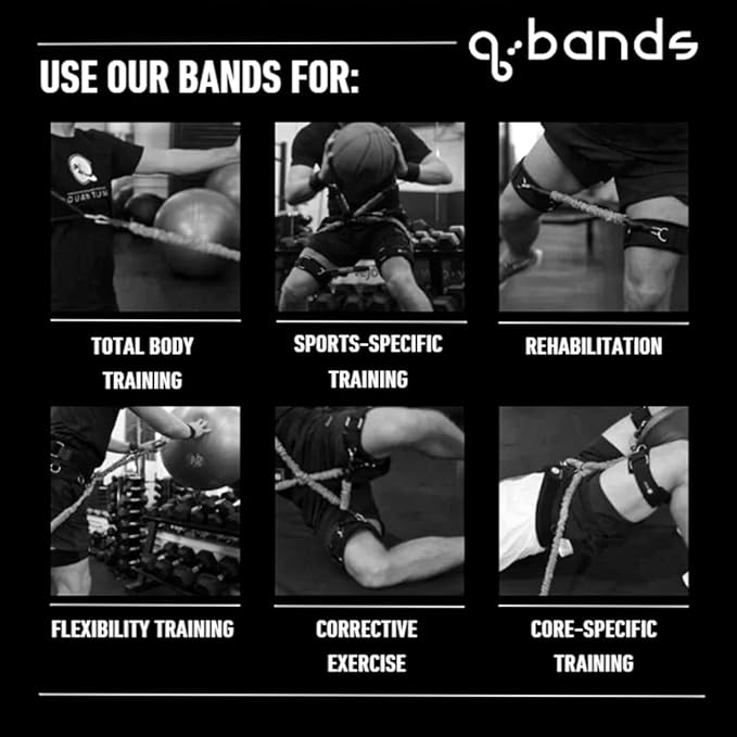Durable Exercise Bands for Strength Training, Mobility & Stretching - Versatile Safety Sleeved Training Bands for Home, Gym or Outdoor Workouts