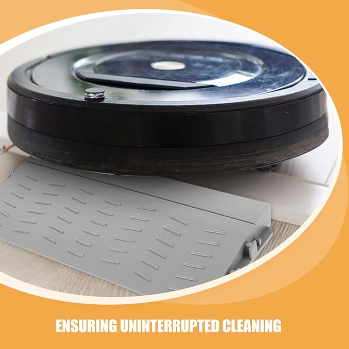 FUOYLOO Threshold Ramp Doorway Pads for Wheelchair and Scooter Expanded Cleaning Range, Grey