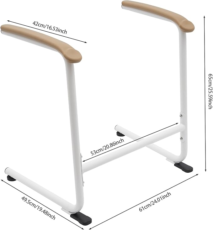 Couch Stand Assist, 330LBS Capacity Stand Assist Aid for Elderly, Chair Riser for Seniors with Non-Slip Base, Fits Sofas & Toilets