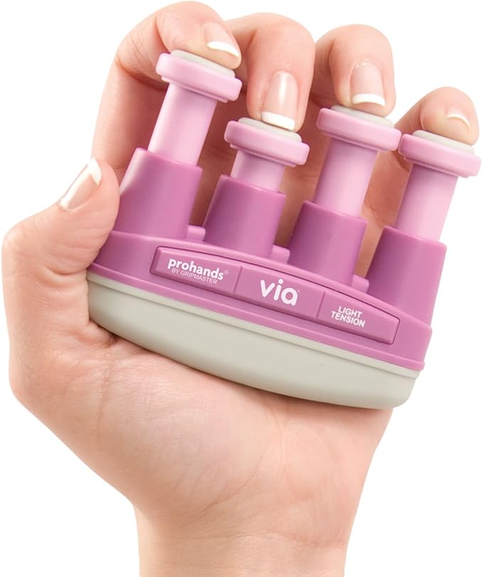 Prohands VIA Hand Exerciser, Finger Exerciser (Hand Grip Strengthener), Spring-Loaded, Finger-Piston System, Isolate and Exercise Each Finger