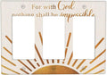Mid Century Boho Sun Inspirational Quote Outlet Covers Triple Rocker Light Switch Covers Decorative Abstract Gold Sunrise 3 Gang Wall Plate Gfci Electrical Receptacle Switchplate Plug Faceplate
