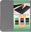 1" Extra Thick Anti Fatigue Floor Mat 30" L x 20" W,Kitchen Mat, Standing Desk Mat,140D Advanced PU Foam Ergonomic Comfort at Home, Office, Garage, Sink (Charcoal)
