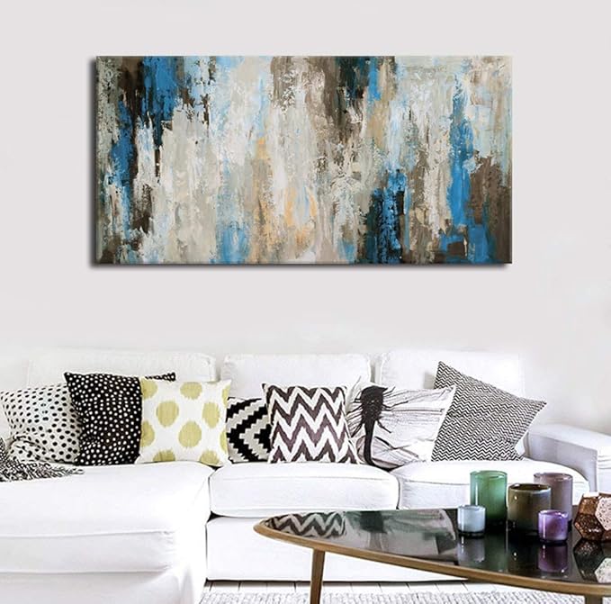 Abstract Wall Art Canvas Pictures Wall Decor Modern Abstract Artwork Contemporary Wall Art Decor for Bedroom Living Room Bathroom Kitchen Office Home Framed Ready to Hang 20" x 40"