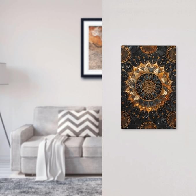 Cool Colorful Mandal Flowers Boho Floral Light Switch Cover Plate 1 Gang No Device Blank Electrical Wall Plates Faceplate Decorative Switch Plate for Bed Room Living Room Decor
