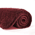 Suchtale Non Slip Bath Mat (20 x 32, Red) Water Absorbent Soft Microfiber Shaggy Bathroom Rug Machine Washable Thick Plush Shower Mat