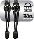 Lock Laces - Elastic No Tie Shoelaces 1 Size Fits All for Kids Adults Tieless Shoe Laces Tennis Shoes Sneakers
