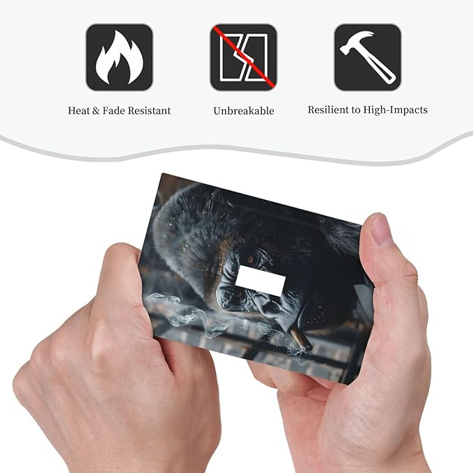 Funny Animal Smoking Black Orangutan Decorative Light Switch Cover 1 Gang Single Toggle Device Electrical Faceplate Switchplates Decorator Outlet Wall Plate for Farmhouse Home Office Decor