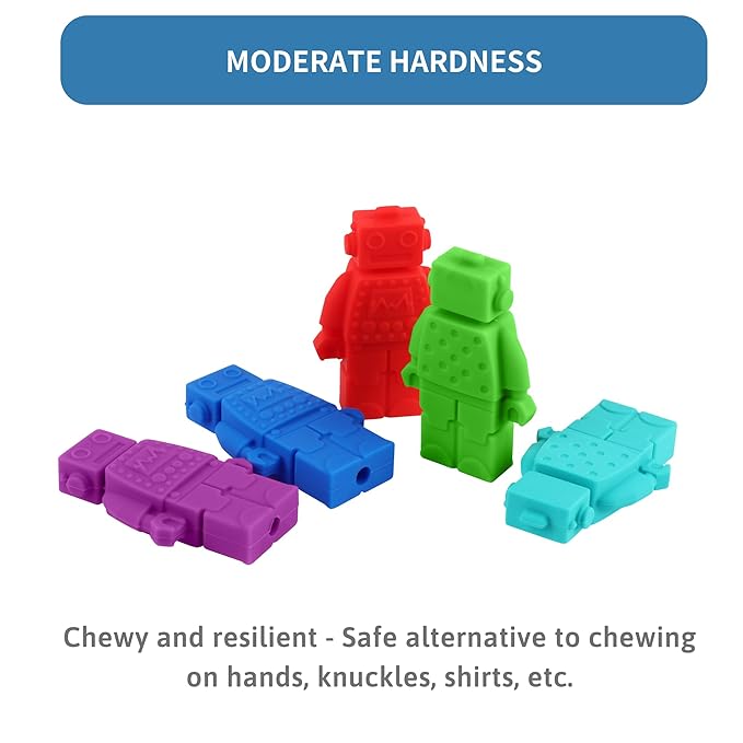 Sensory Pencil Toppers for Sensory Kids, Boys and Girls, Silicone Pencil Covers for Autism, ADHD, SPD, Reduce Fidgeting