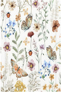 Boho Multicolor Flower Butterfly Insect Floral Light Switch Cover Plate 1 Gang No Device Blank Electrical Wall Plates Faceplate Decorative Switch Plate Covers for Bedroom Living Room Decor