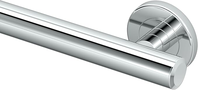 Gatco 896 Latitude II Grab Bar, 48 Inch, Chrome/ADA Compliant Wall Mount Stainless Steel 48" Safety Grab Bar for Bathroom