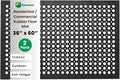 Envelor 2-Pack Anti Fatigue Rubber Floor Mat Non-Slip Restaurant Mats Floors Bar Drainage Doormat Door Mat Utility Garage Home Anti Slip Entrymat 36 x 60 Inches